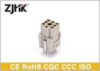 HQ Seri 7 Pin Multipole Connectors Compact Connector Dengan Kontak Berlapis Perak