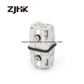 Sekrup Heavy Duty 4 Pin Connector Pria dan Wanita Konektor Square 10A