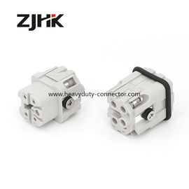 Sekrup Heavy Duty 4 Pin Connector Pria dan Wanita Konektor Square 10A