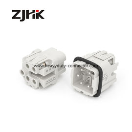 Sekrup Heavy Duty 4 Pin Connector Pria dan Wanita Konektor Square 10A