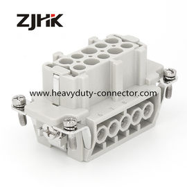 500V Kendaraan Militer Heavy Duty Connector 16A 10 Pin Terminal Wanita 09330102701