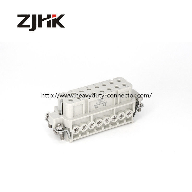 250V 16 Pin Screw Heavy Duty Connector Cocokkan Harting Han 16A - STI - S 09200162812