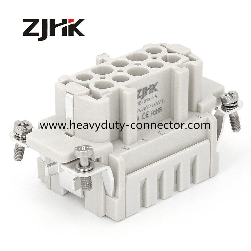 16A 10P FS Heavy Duty Connector Cage Clamp Termination Ganti Seri Weidmuller HDC HE