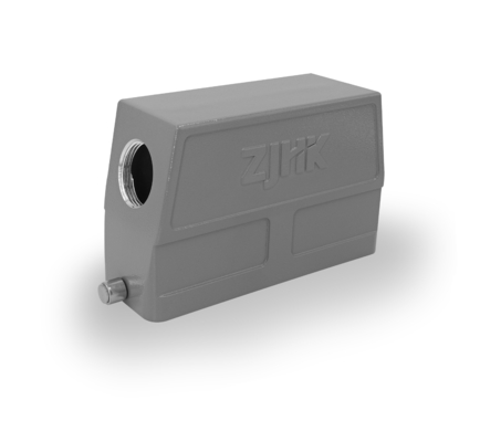 24B Metal Hoods Konstruksi Tinggi Side Entry COVER COCOK DENGAN PERUMAHAN HARTING HAN 24B