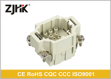 Crimp Insert Cable HEE Heavy Duty Rectangular Connector 10 Pin Dengan Kepadatan Tinggi