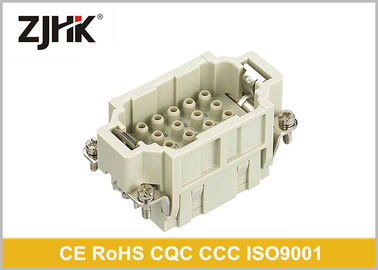 HEE 18pin Heavy Duty Konektor persegi panjang Crimp Terminal Polikarbonat Sabic