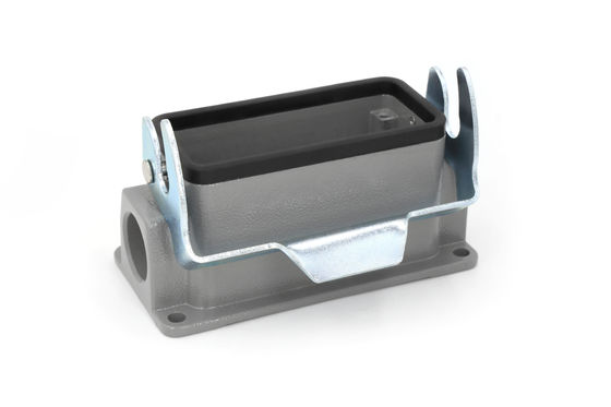 h10B Bulkhead Housing tuas tunggal tuas ganda dengan penutup menggantikan konektor EPIC HDC